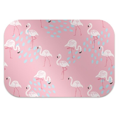 Mótif bureaustoelmat Flamingos