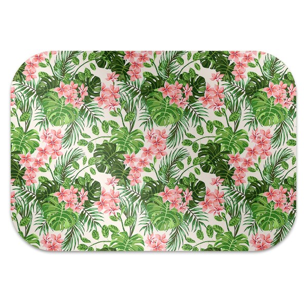 Bureaustoelmat Hibiscus