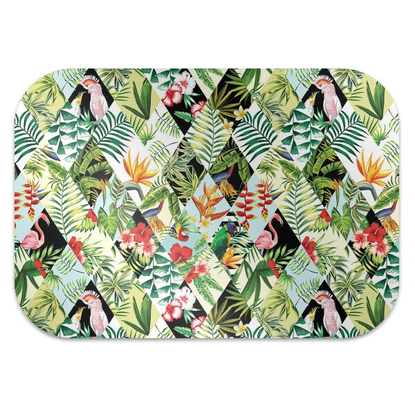Vloerbeschermer Bloemen en vogels