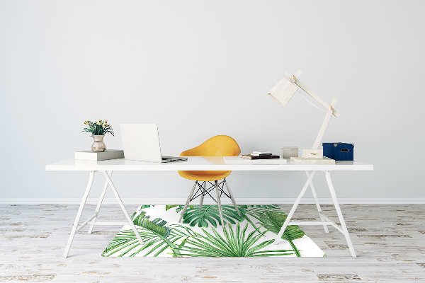Bureaustoelmat Palm en monster