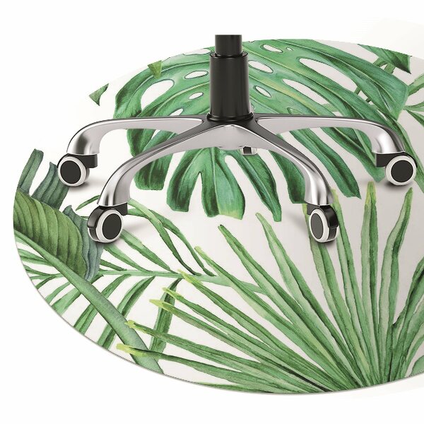 Bureaustoelmat Palm en monster