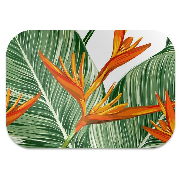 Bureaustoelmat Palm bladeren