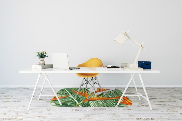 Bureaustoelmat Palm bladeren
