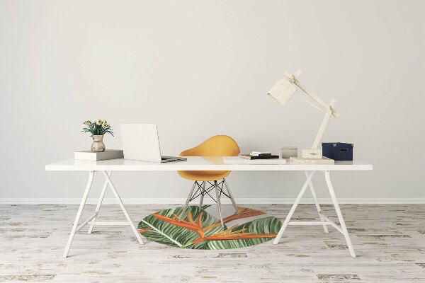 Bureaustoelmat Palm bladeren