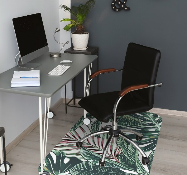 Bureaustoelmat Tropische palm