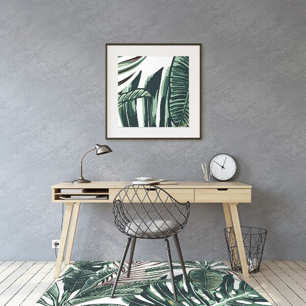 Bureaustoelmat Tropische palm