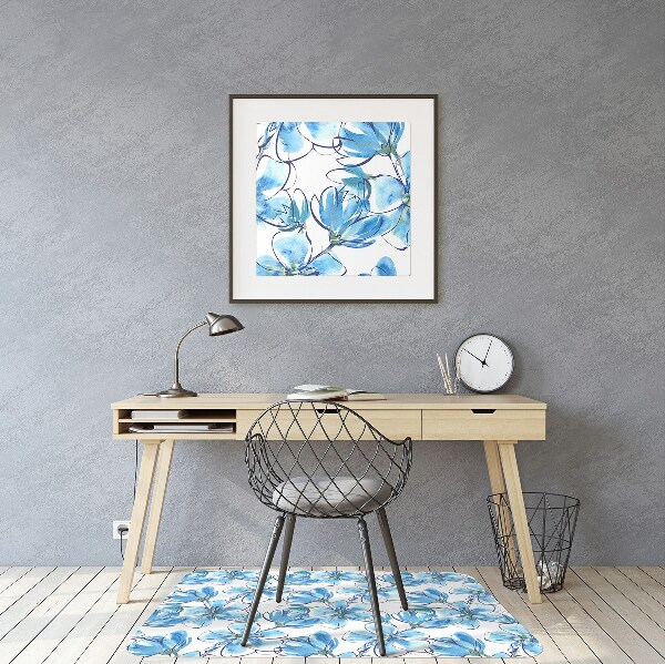Vloerbeschermer Aquarellen bloemen