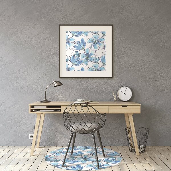 Vloerbeschermer Aquarellen bloemen