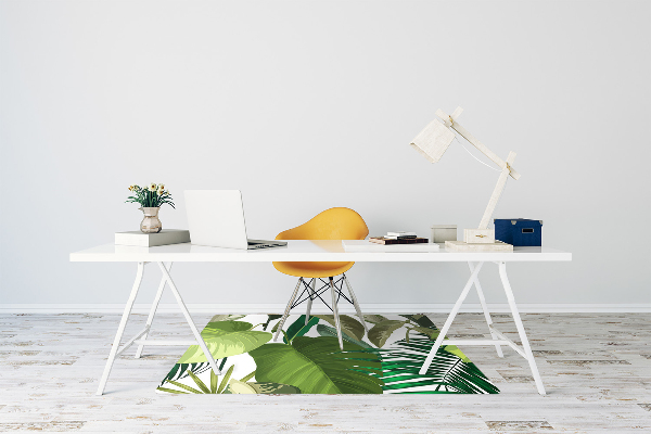 Stoel mat Groene bladeren