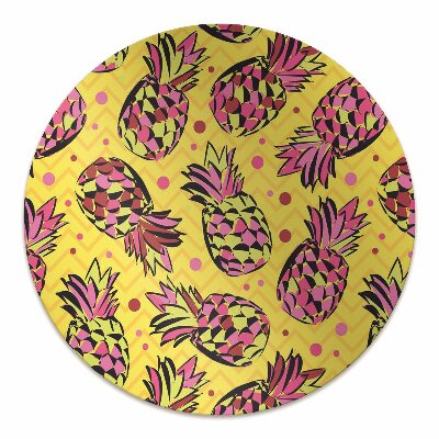 Bureaustoel vloerbeschermer Roze ananas