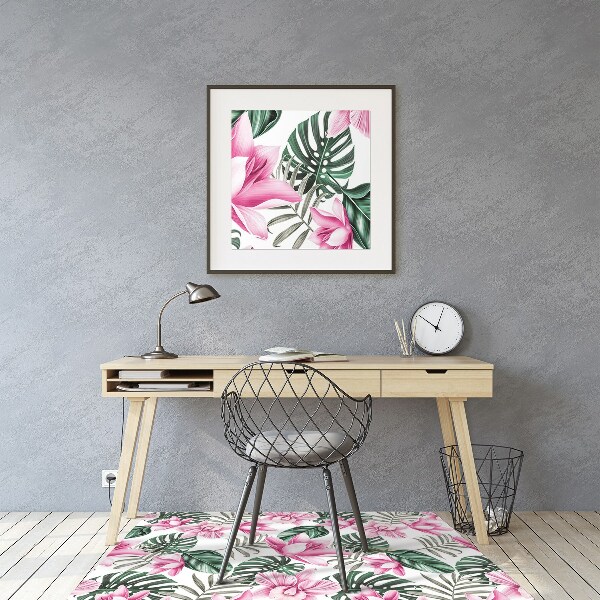 Vloerbeschermer Roze tuin
