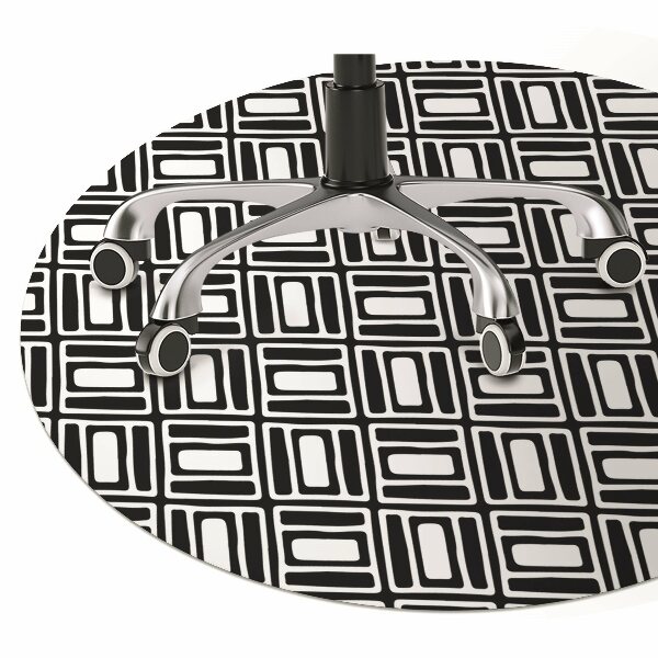 Bureaustoel vloerbeschermer Geometrisch patroon