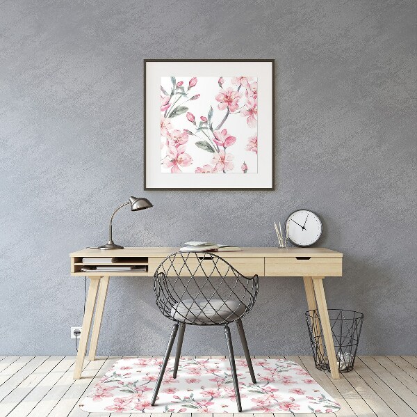 Stoel mat Subtiele bloemen