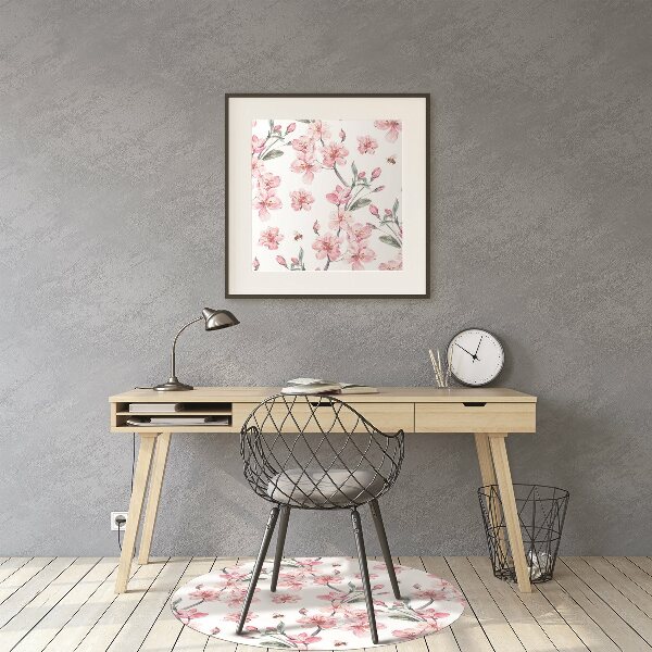 Stoel mat Subtiele bloemen