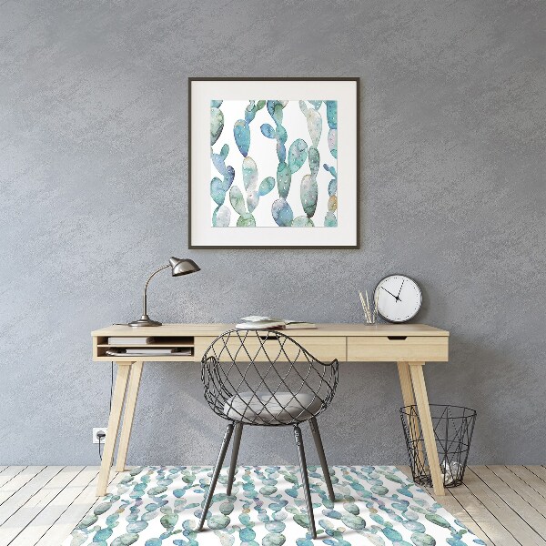 Stoel mat Aquarelcacti