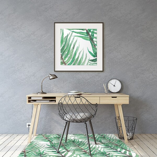 Stoel mat Palm bladeren