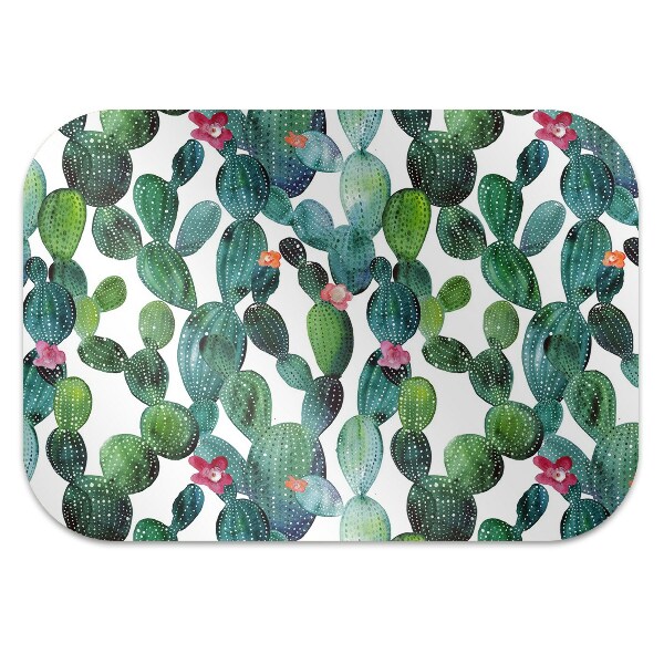 Vloerbeschermer Cacti met bloemen