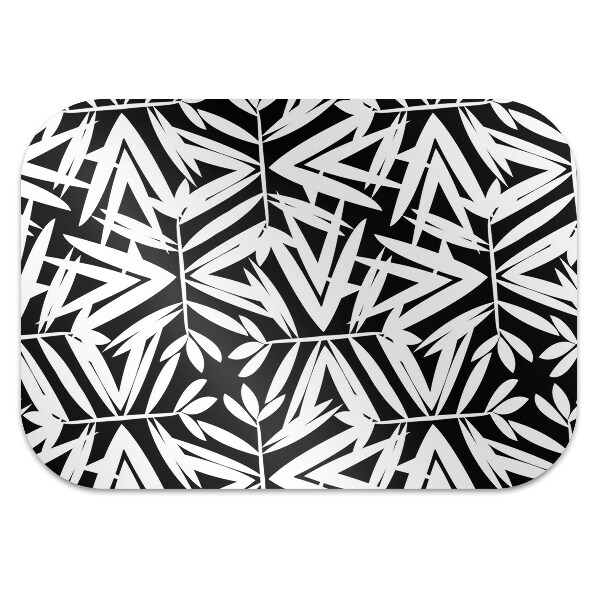 Vloerbeschermer Zwart -wit patroon
