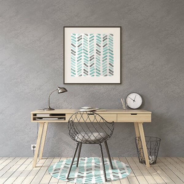 Vloerbeschermer Aquarel met visgraat