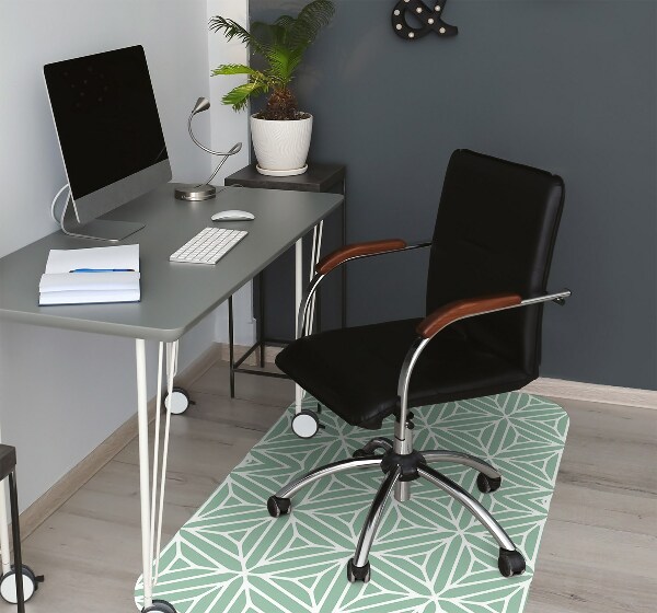 Bureaustoel vloerbeschermer Geometrische vormen