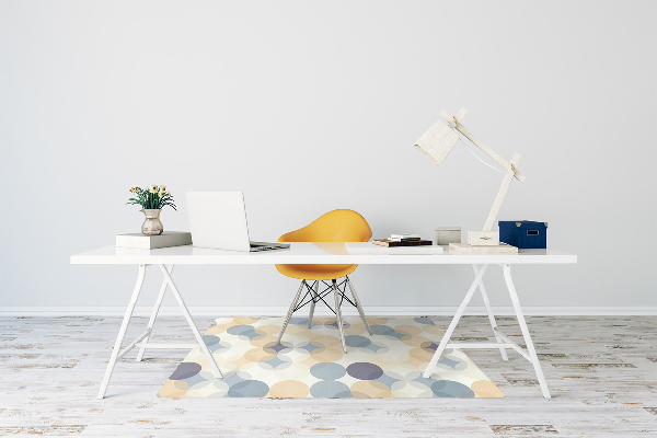 Vloerbeschermer Retro -stijl wielen