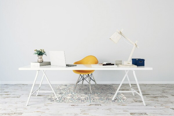 Stoel mat Tegelscompositie