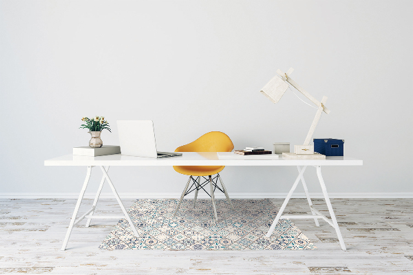 Stoel mat Tegelscompositie
