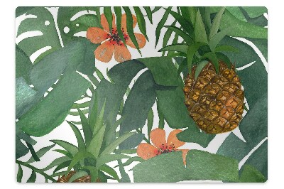 Bureaustoel vloerbeschermer Tropische ananas