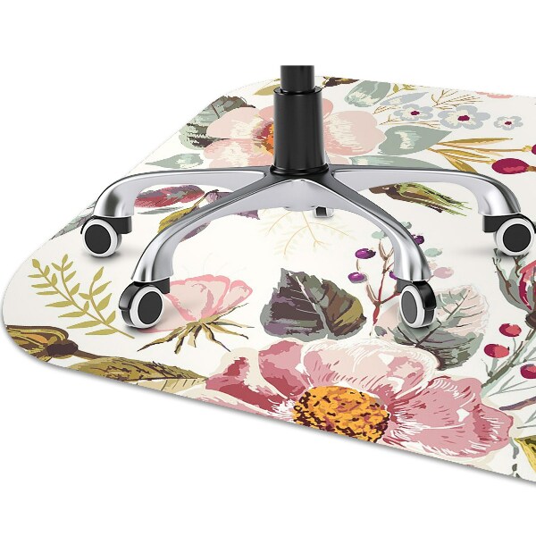 Stoel mat Vintage veldbloemen