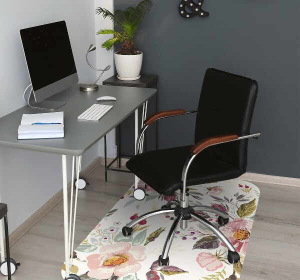 Stoel mat Vintage veldbloemen