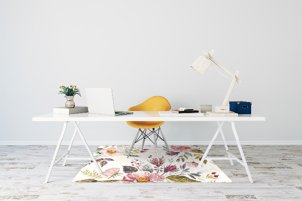 Stoel mat Vintage veldbloemen