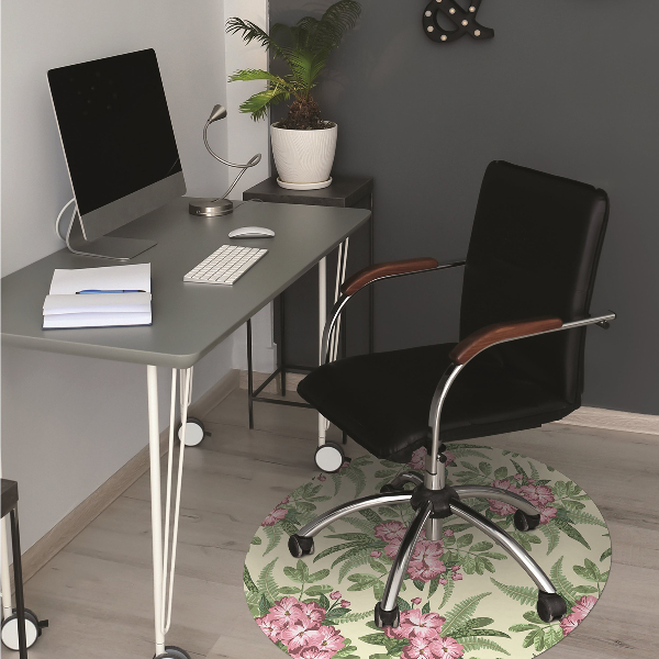 Vloerbeschermer Tropische bloemen