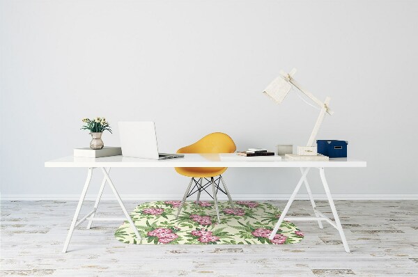 Vloerbeschermer Tropische bloemen