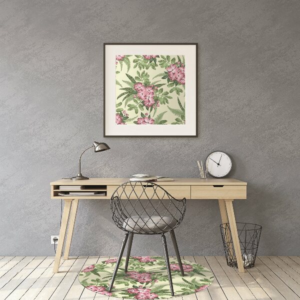Vloerbeschermer Tropische bloemen
