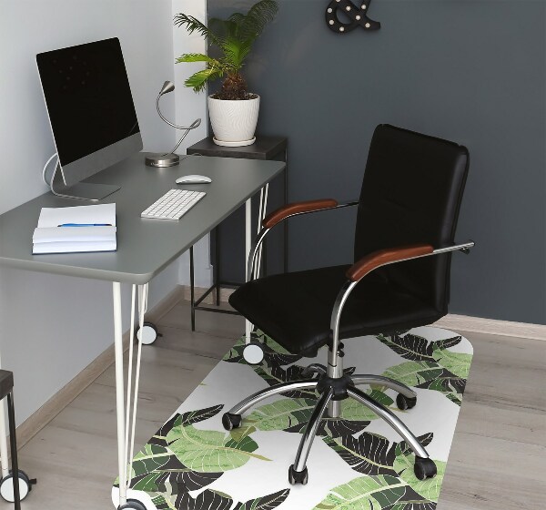 Stoel mat Palm bladeren