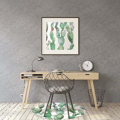 Stoel mat Aquarelcacti