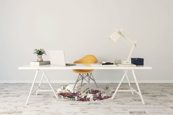Mótif bureaustoelmat Vintage style meadow