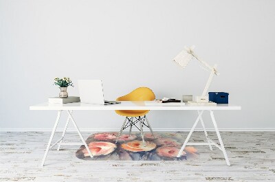 Stoel mat Oranje rozen