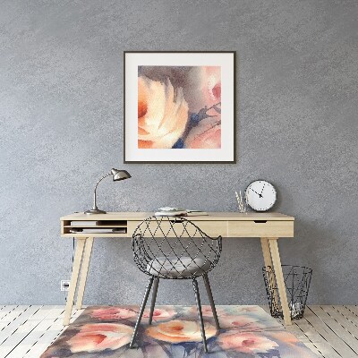 Stoel mat Oranje rozen