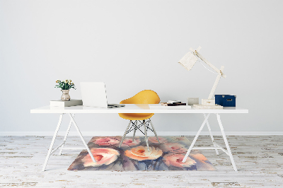 Stoel mat Oranje rozen
