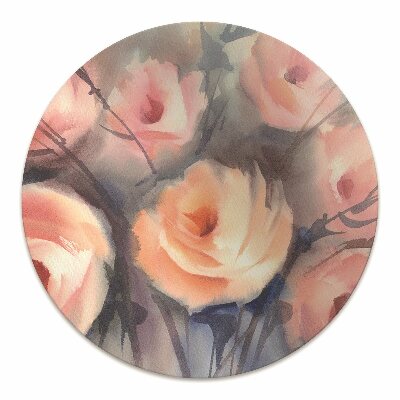Stoel mat Oranje rozen