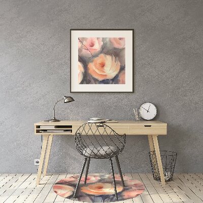 Stoel mat Oranje rozen