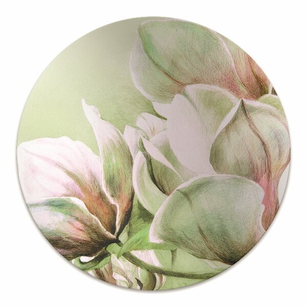 Mótif bureaustoelmat Magnolia -bloemen