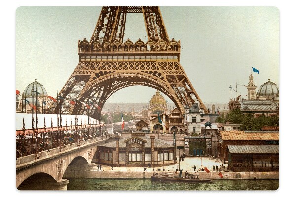 Bureaustoel vloerbeschermer Eiffel retro toren