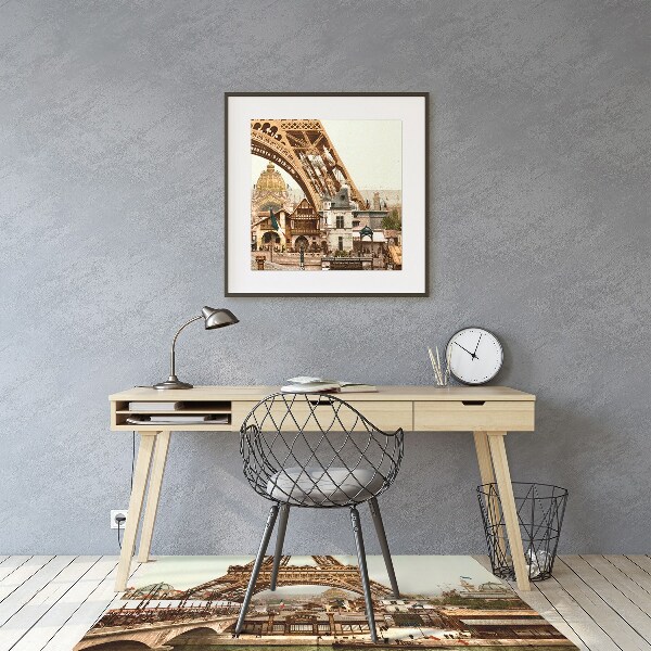 Bureaustoel vloerbeschermer Eiffel retro toren