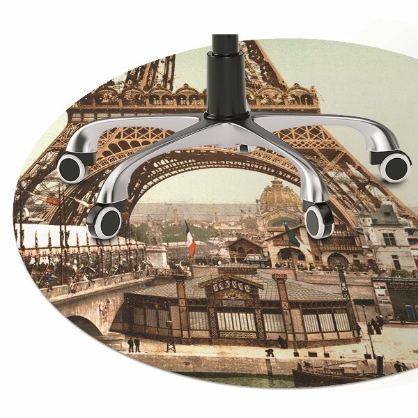 Bureaustoel vloerbeschermer Eiffel retro toren