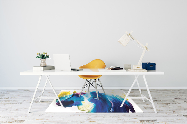 Vloerbeschermer Blauwe vlekken