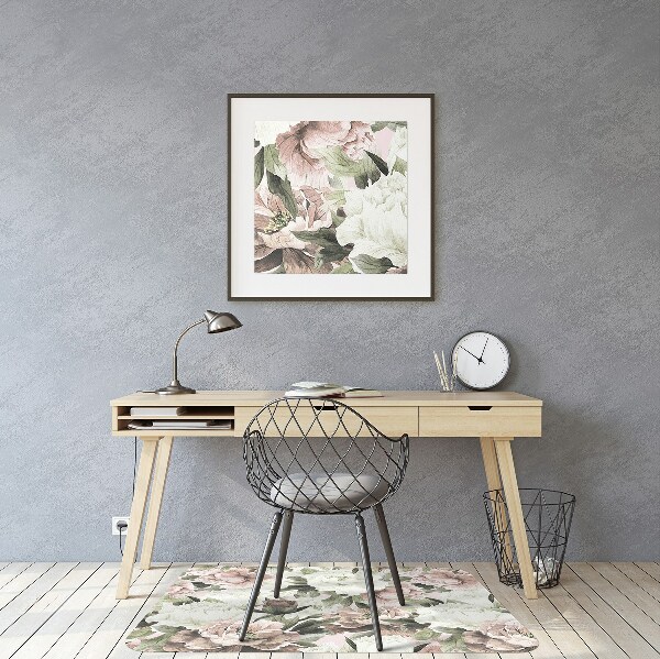 Vloerbeschermer Vintage bouquet of roses