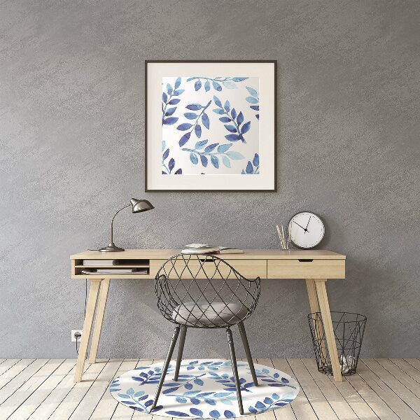 Vloerbeschermer Blauwe waterverf