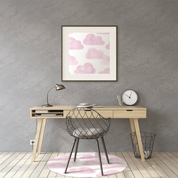 Vloerbeschermer Roze wolken